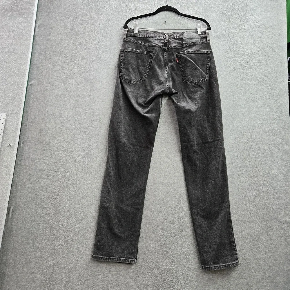 Levi's 505 Men Jeans 31X32 Gray Denim Regular Fit Straight Leg 31